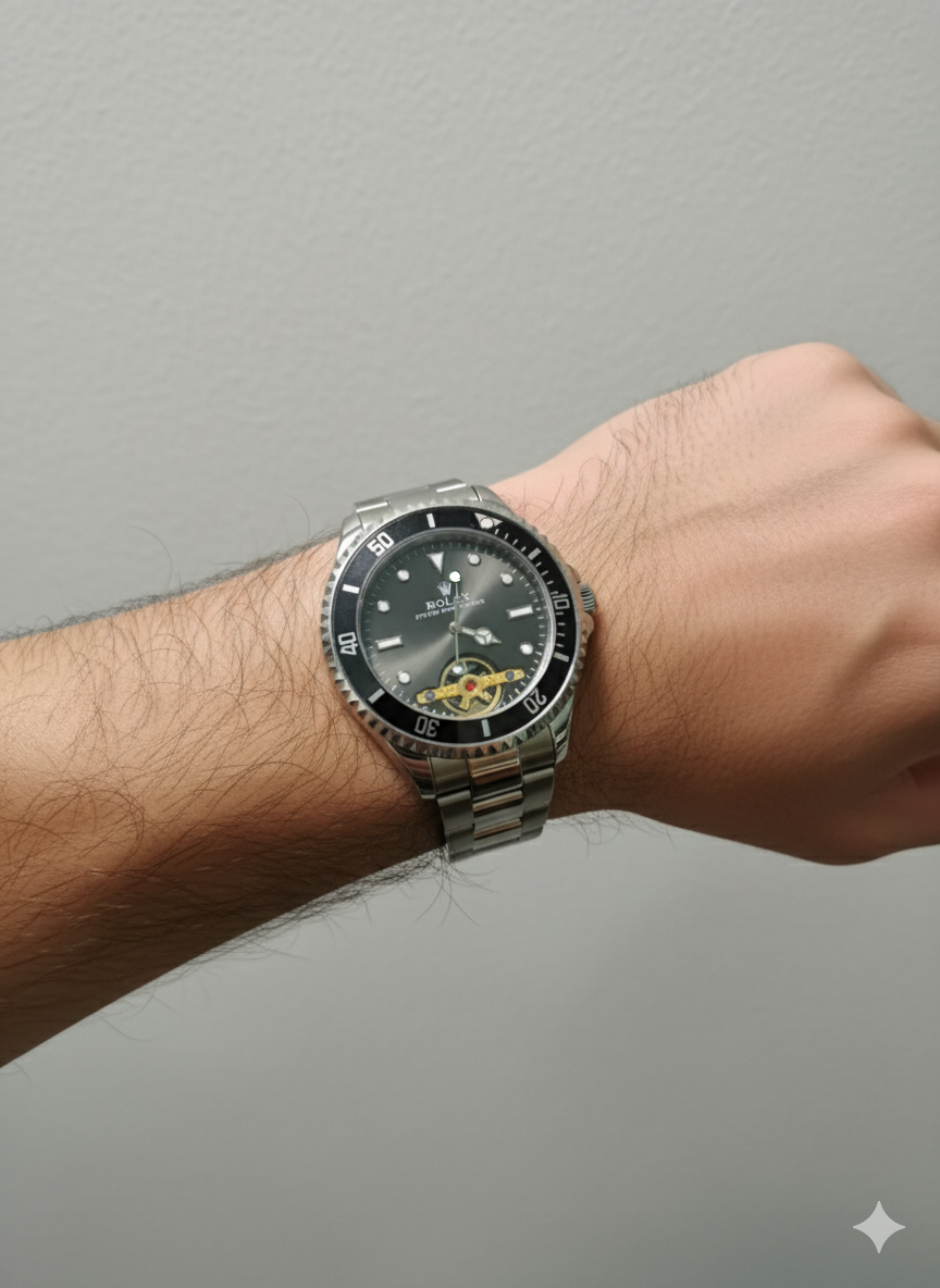 RLX Premium Watch Rotating Bazle automatic style