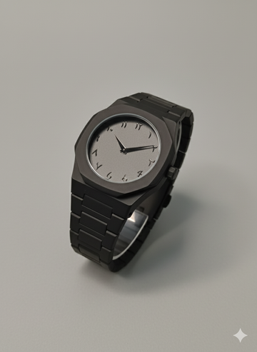Black Aura Watch – Arabic Dial