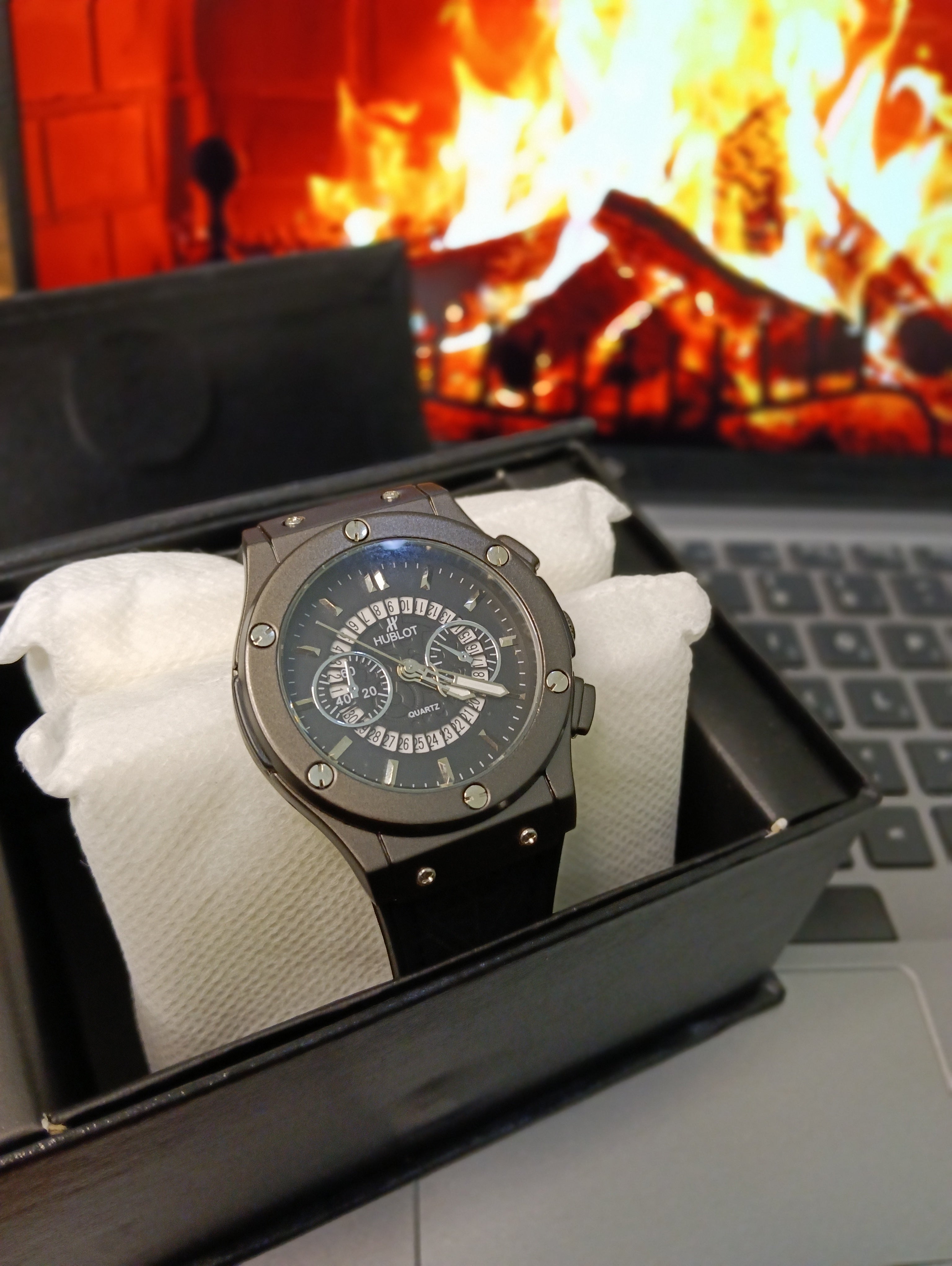 Hublot Geneve Classic Fusion Stainless Steel Quartz Watch