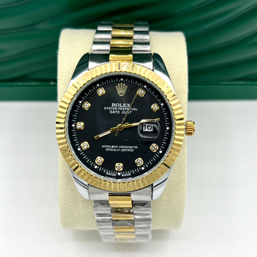 Rolex Watch With Master Lock And Date Working