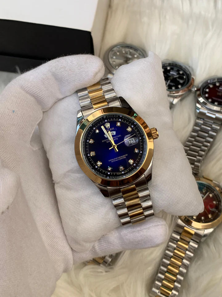 Rolex Watch With Master Lock And Date Working